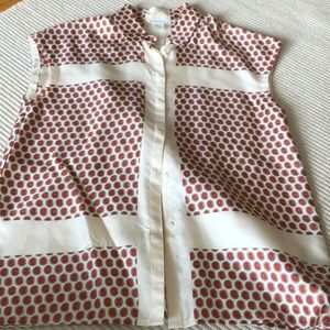 Club Monaco - 100% Silk Button Down
